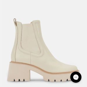 HAWK H2O BOOTIES IVORY LEATHER - Waterproof